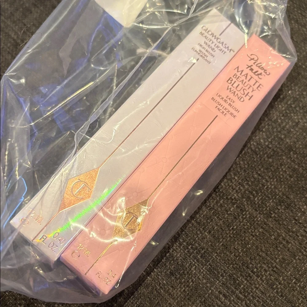 Charlotte Tilbury Beauty Wand Duo Bundle in Pillow Talk + Pinkgasm Brand New NWT